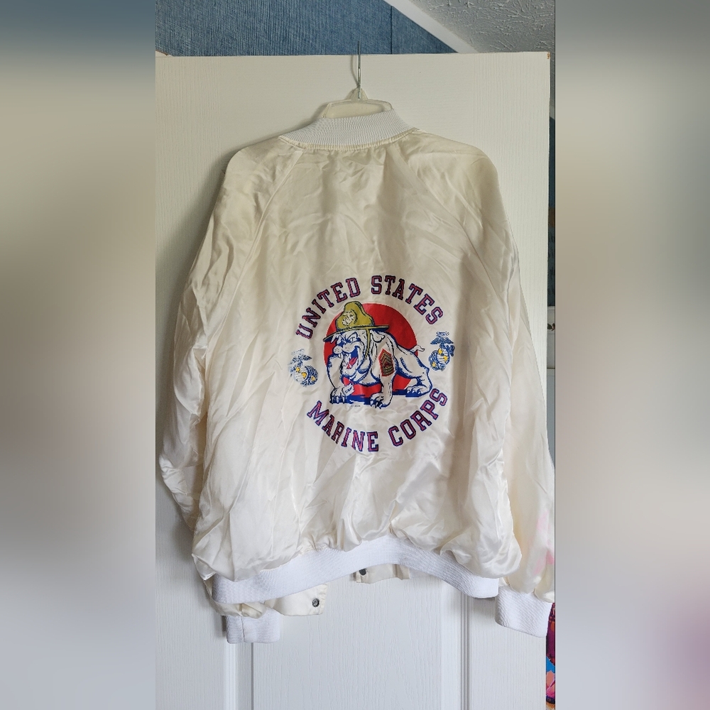 Vintage United States Marine Corps White Jacket